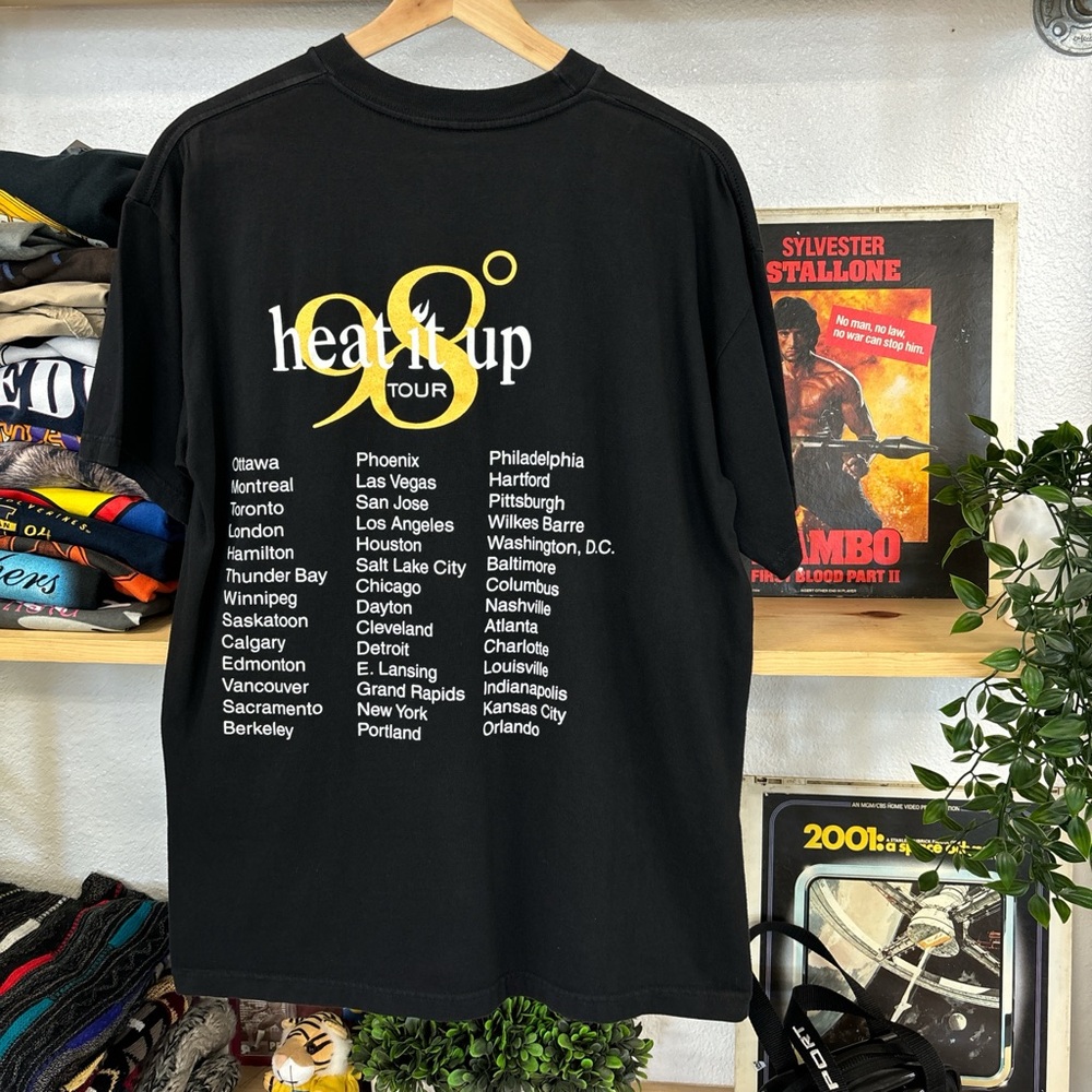 Vintage 98 Degrees Tour T-shirt - Picture 3 of 4